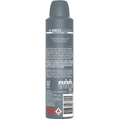 Dove Men+care 48hr Deodorant Aerosol Fresh 250ml