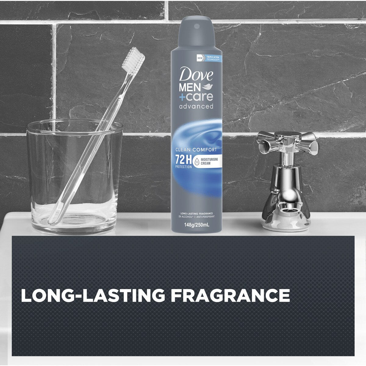 Dove Men+ Care Advanced Deodorant Antiperspirant Clean Comfort 250 Ml