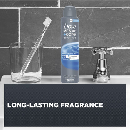 Dove Men+ Care Advanced Deodorant Antiperspirant Clean Comfort 250 Ml