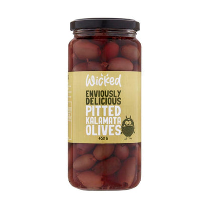 Wicked Pitted Kalamata Olives - 450g