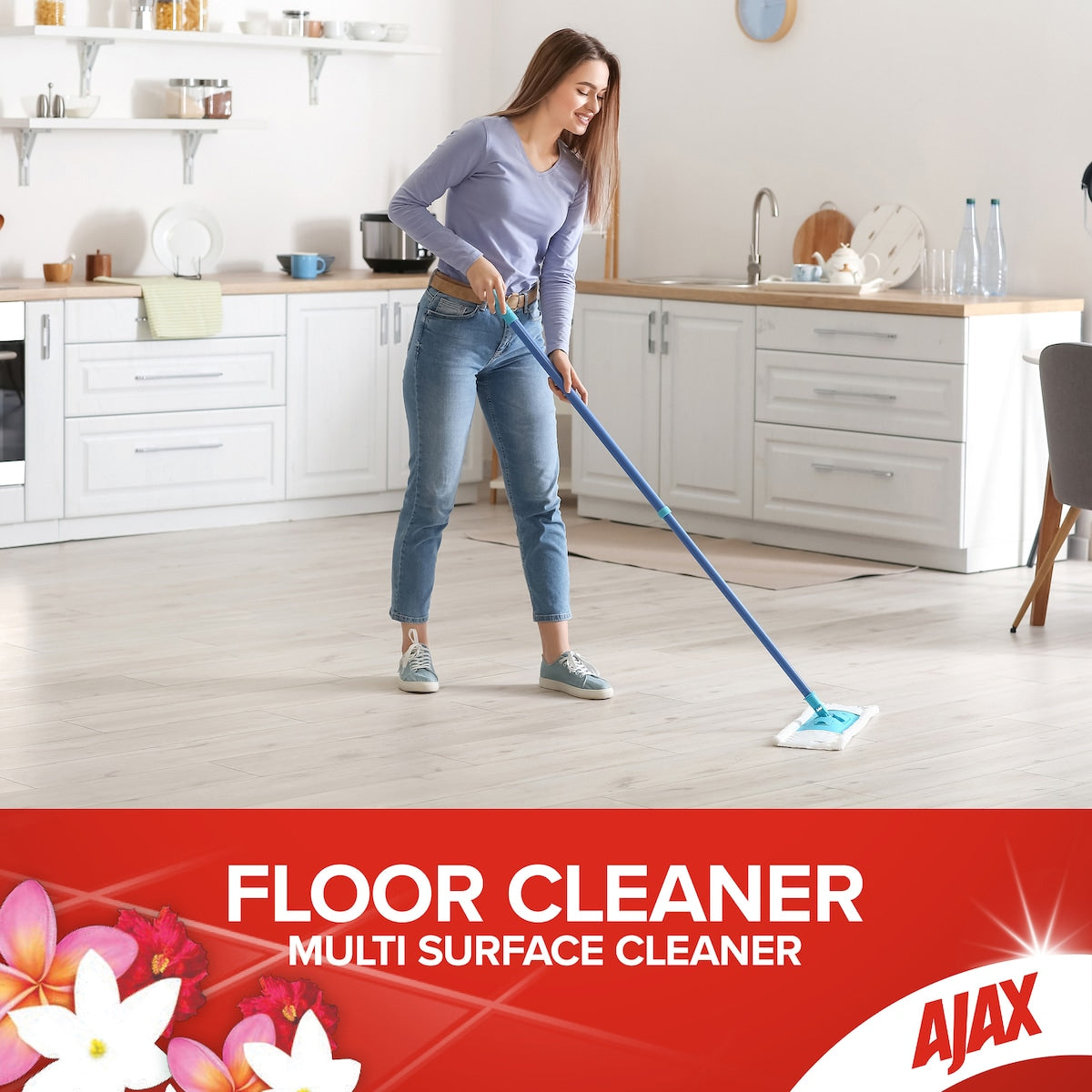 Ajax Floor Disinfectant Wipes 26 Pack