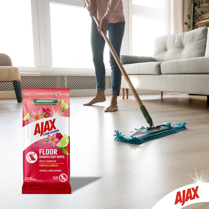 Ajax Floor Disinfectant Wipes 26 Pack
