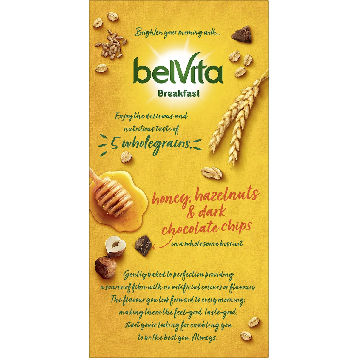 Belvita Honey & Nut With Chocolate Chips Breakfast Biscuits 300g 6 Pack