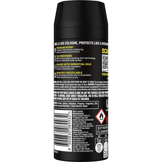 Lynx Premium Body Spray Golden Mango 150ml Each