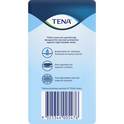 Tena Incontinence Liners Standard Length 18 Pack