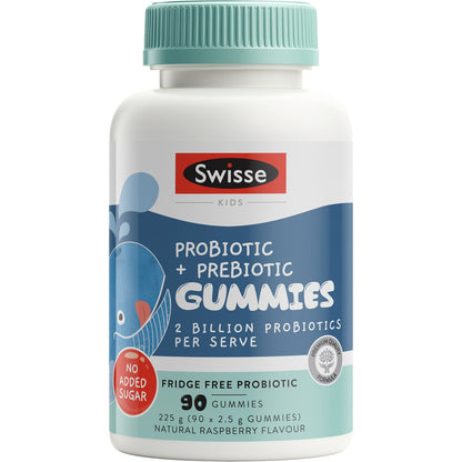 Swisse Probiotic + Prebiotic Gummies For Kids 90 pack