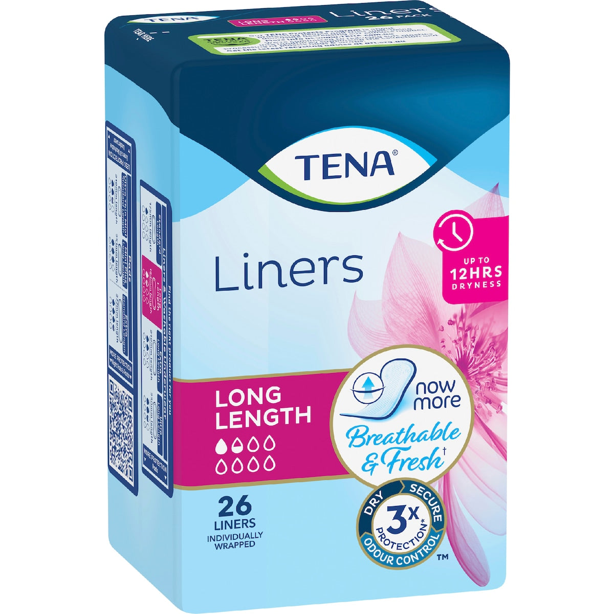 Tena Incontinence Liners Long Length 26 Pack