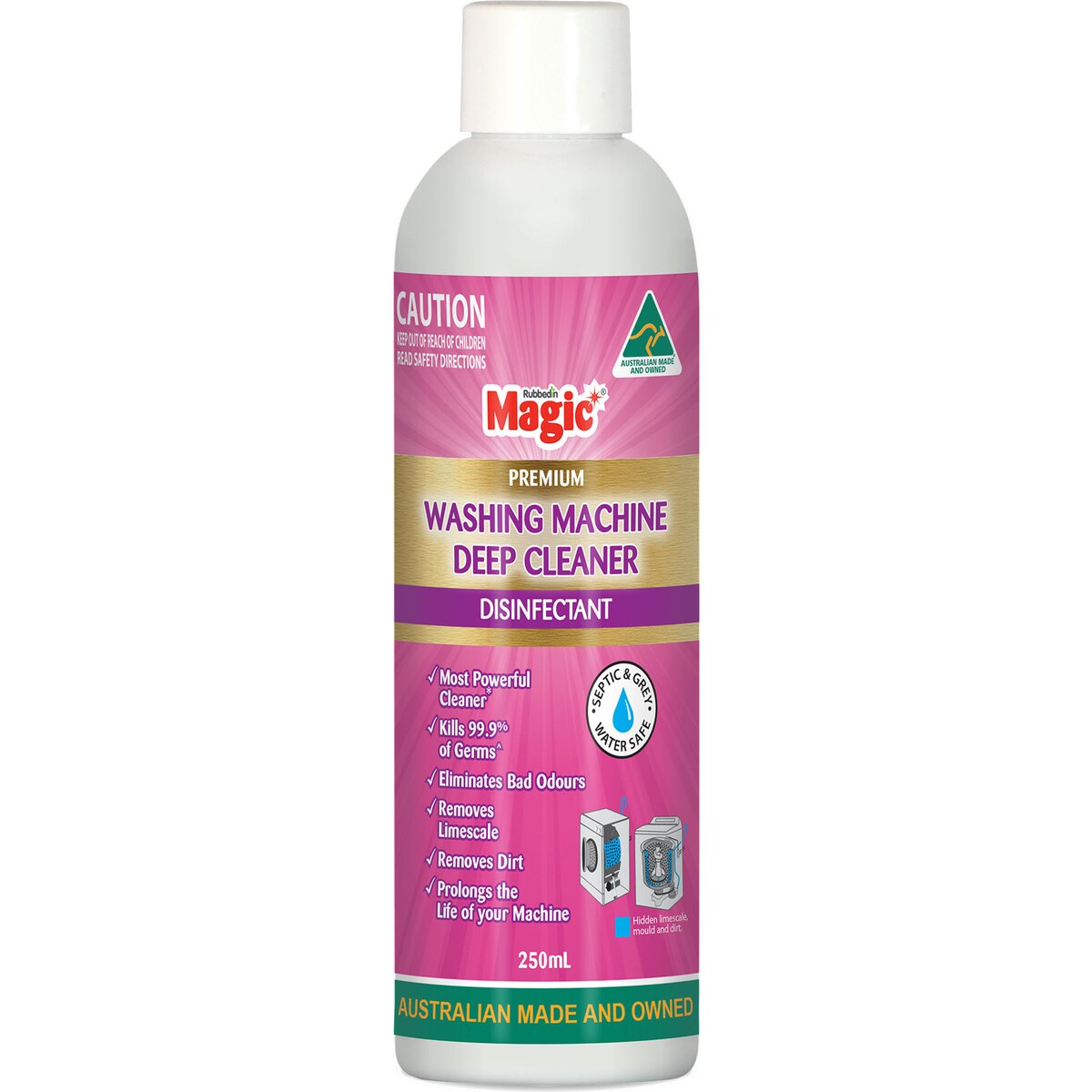 Magic Washing Machine Cleaner Disinfectant 250mL