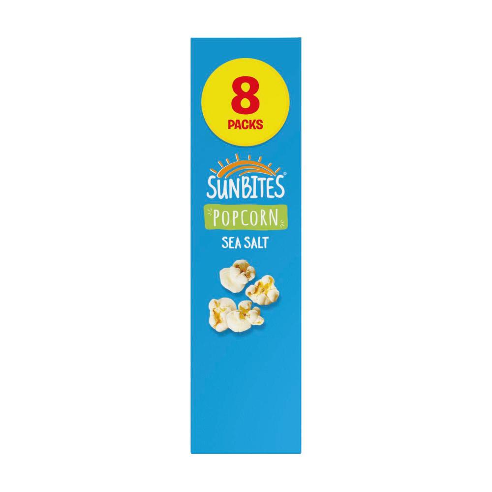 Sunbites Popcorn Kids Lunchbox Multipack Sea Salt 8 Pack - 80g