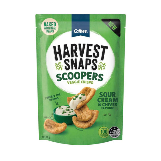 Harvest Snaps Scoopers Sour Cream & Chives - 90g