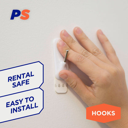 Permastik Large Cosmo Wire Hooks - 4 Pack