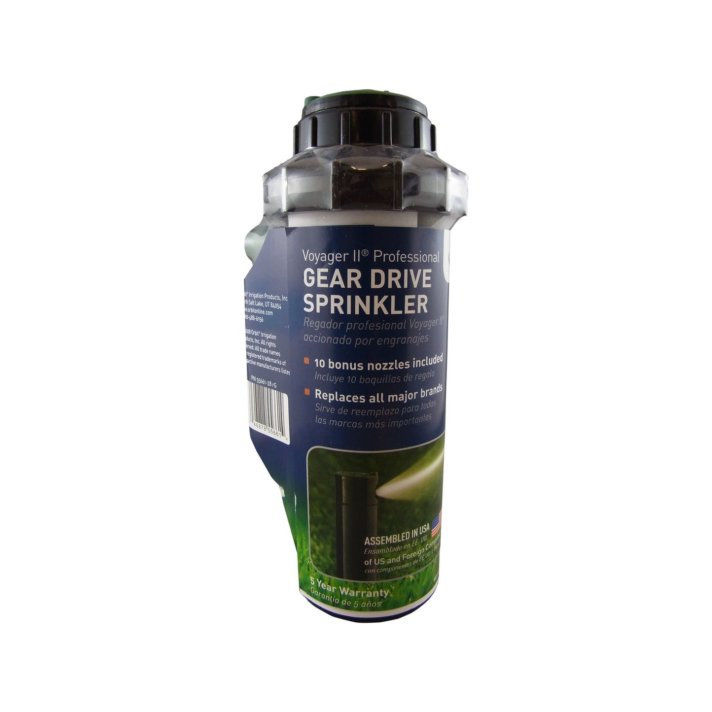 Orbit Voyager II Gear Drive Sprinkler - 55661 - 7-15m