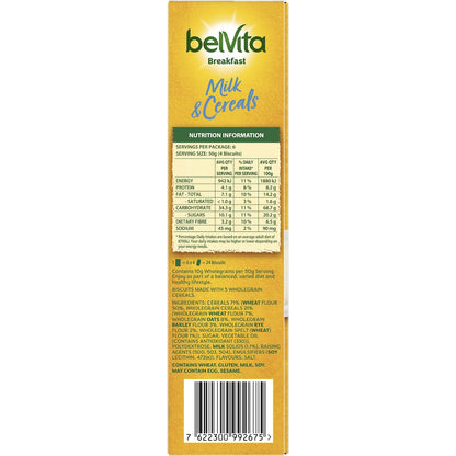 Belvita Milk & Cereals Breakfast Biscuits 300g 6 Pack