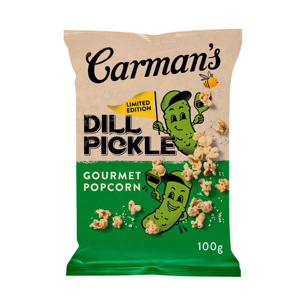 Carman's Popcorn Dill Pickles - 100g