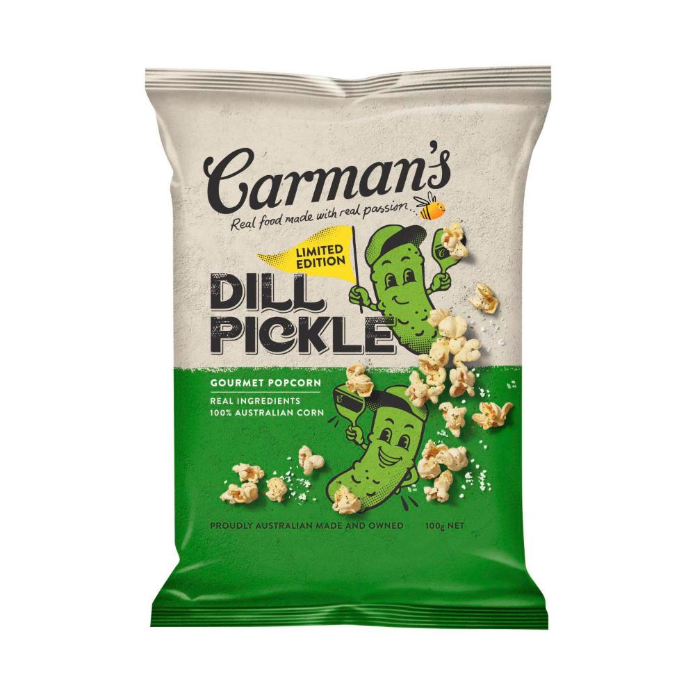 Carman's Popcorn Dill Pickles - 100g