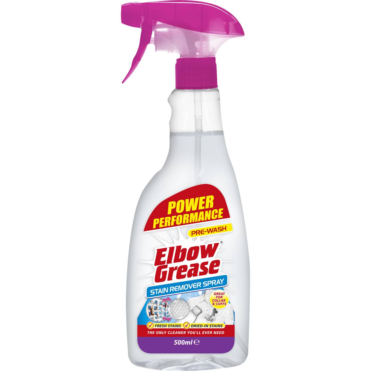 Elbow Grease Pre Wash Stain Remover Spray 500ml