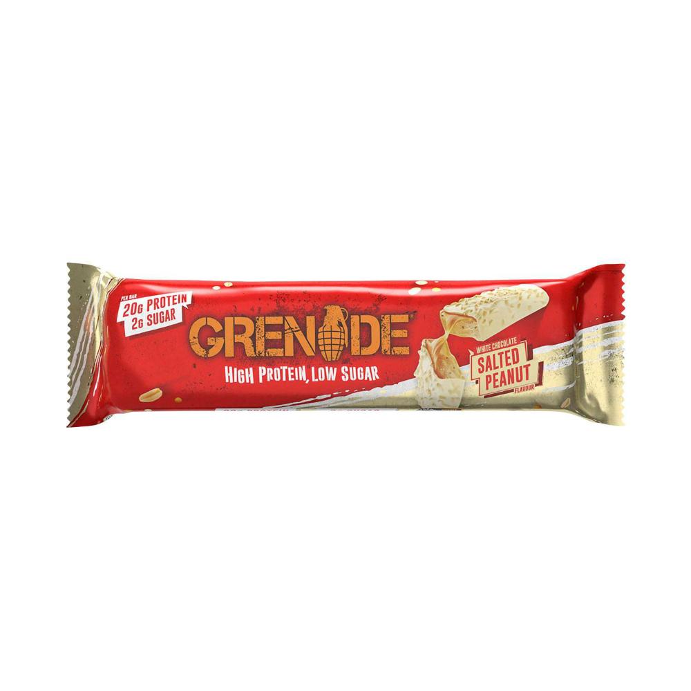 Grenade High Protein Bar White Chocolate Salted Peanut - 60g
