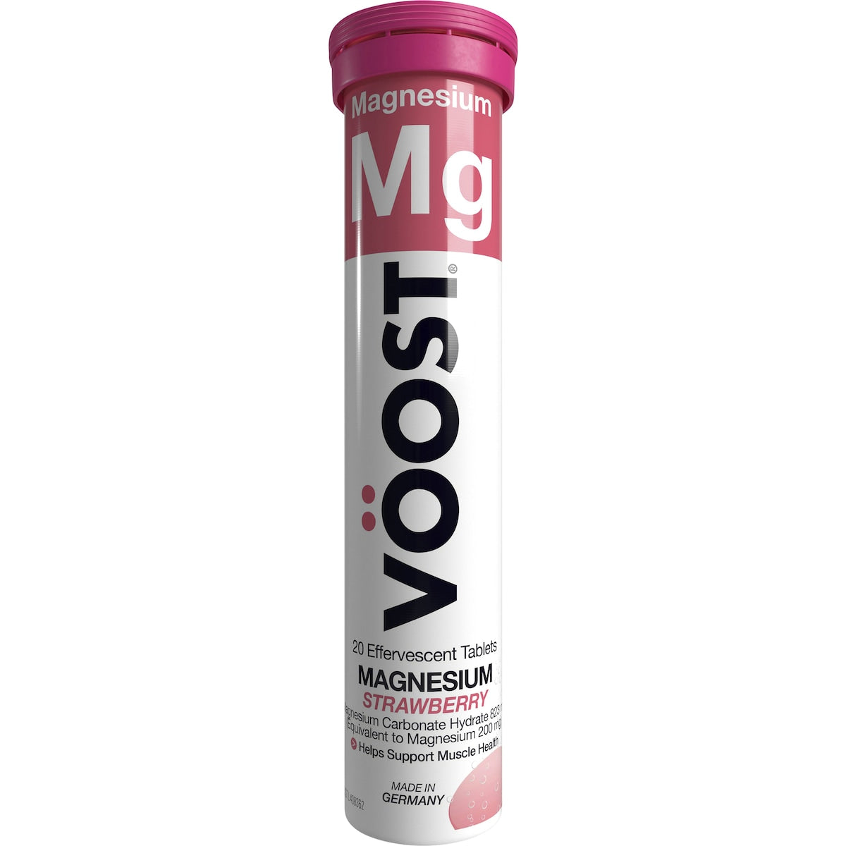 Voost Magnesium Effervescent Tablets Strawberry 20 pack