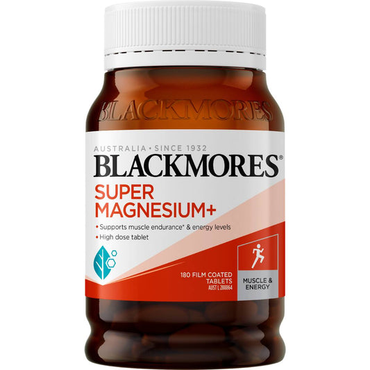 Blackmores Super Magnesium+ Coated Tablets 180 Pack