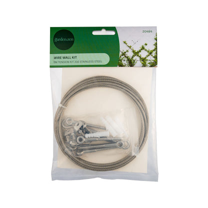 Garden Zen Tensioned Wire Wall Plant Trainer Kit - 5m