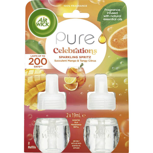 Air Wick Sparkling Spritz Plug In Diffuser Refill 19ml X 2 Pack