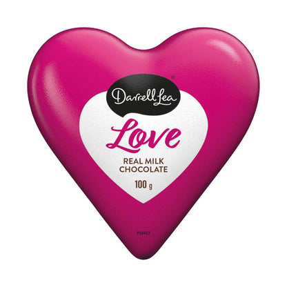 Darrell Lea Milk Chocolate Love Heart - 100g