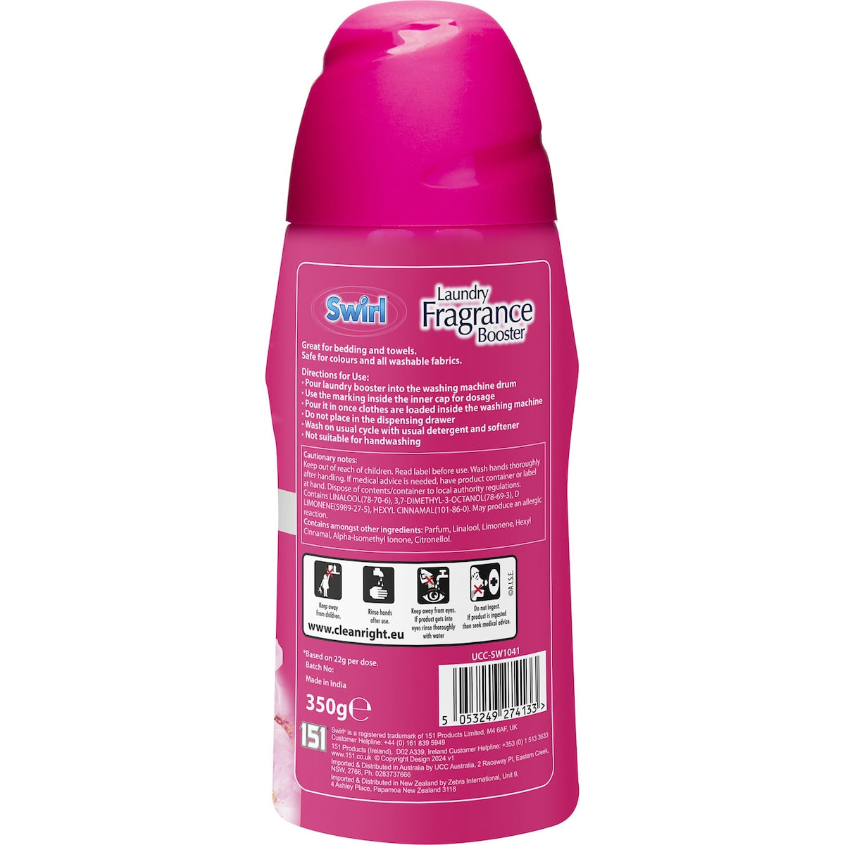 Swirl Laundry Fragrance Booster Spring Blossom 350g