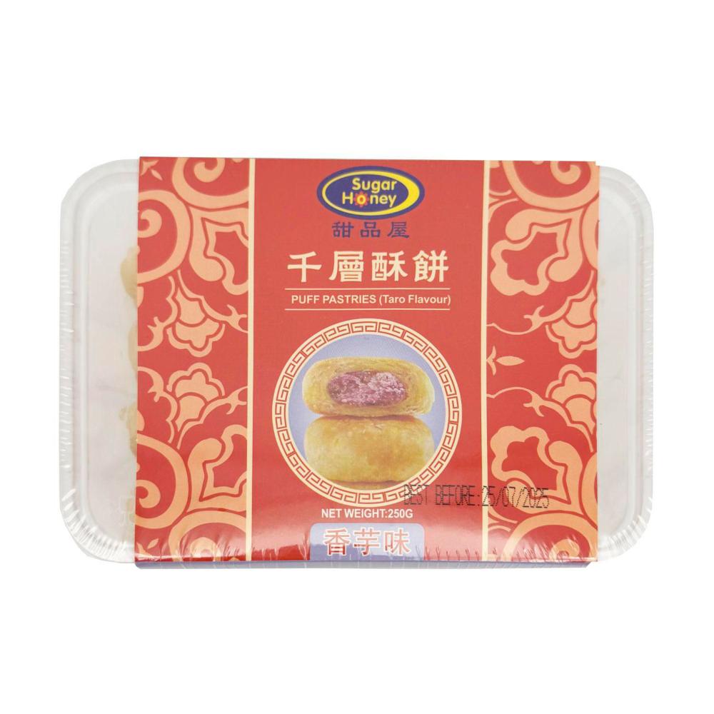 Sugar Honey Puff Pastries Taro - 250g