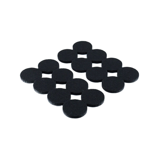 Surface Gard Black Round Floor Protection Pads 29mm 16 Pack