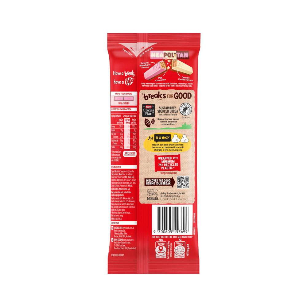 Nestle Kit Kat Neapolitan Block Chocolate - 160g