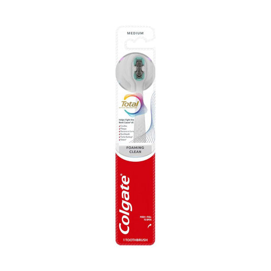 Colgate Total Toothbrush Foaming Clean Medium - 1 Pack