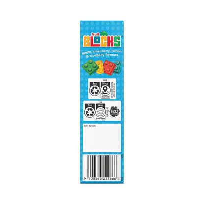 Nice & Natural Fruit Blocks Multipack Lunch Box School Snacks Gluten Free 6 Pack - 120g