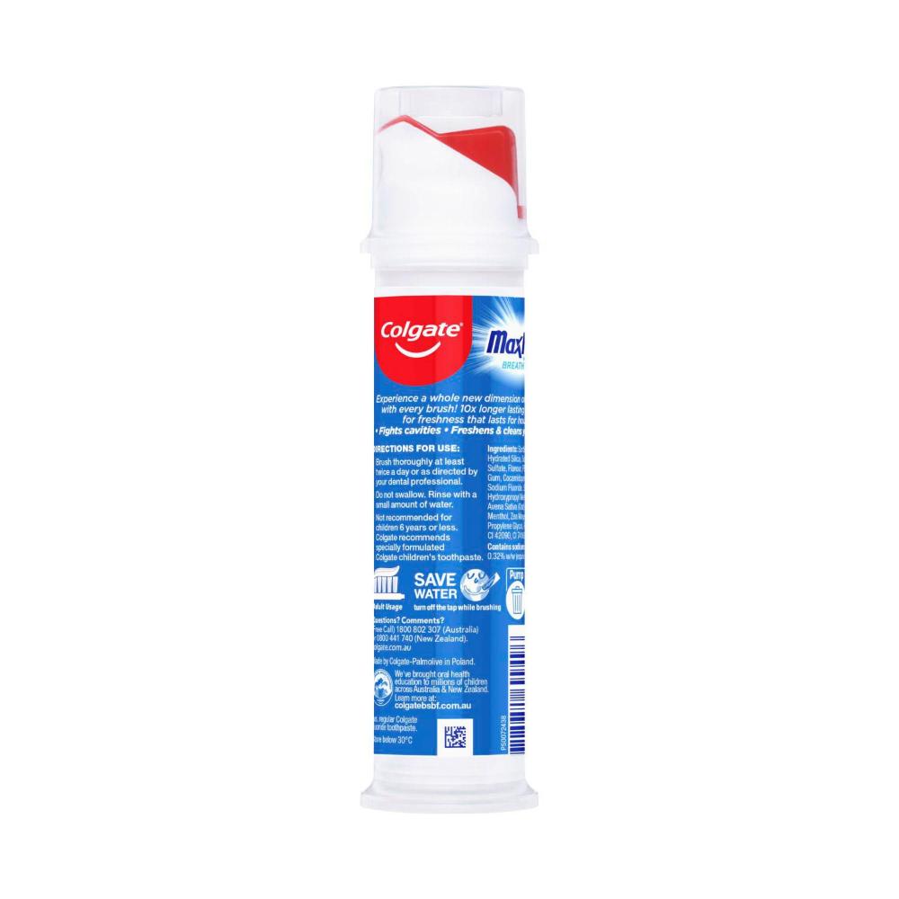 Colgate Max Fresh Toothpaste Cool Mint Pump - 130g