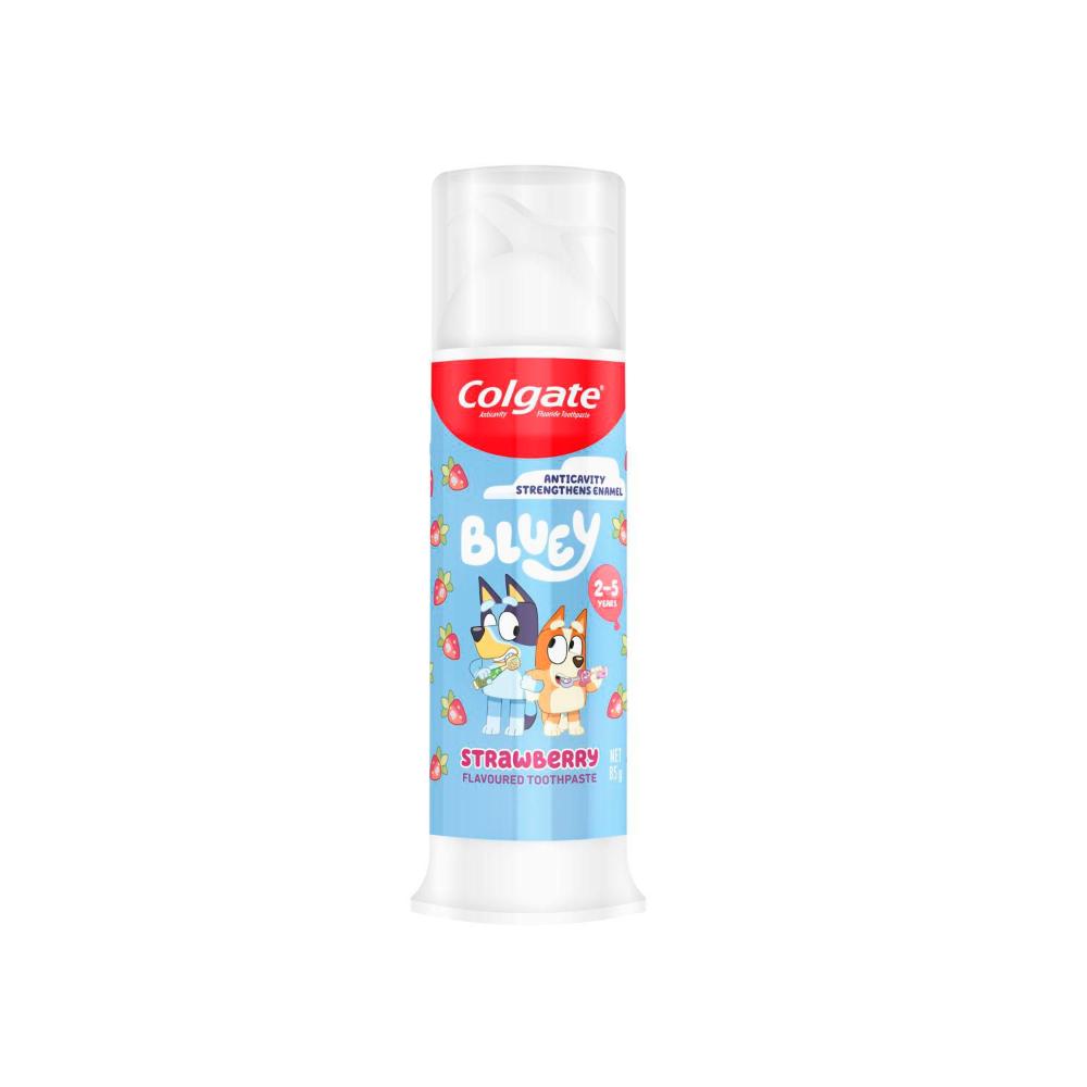 Colgate Toothpaste Kids Bluey Strawberry Pump - 85g