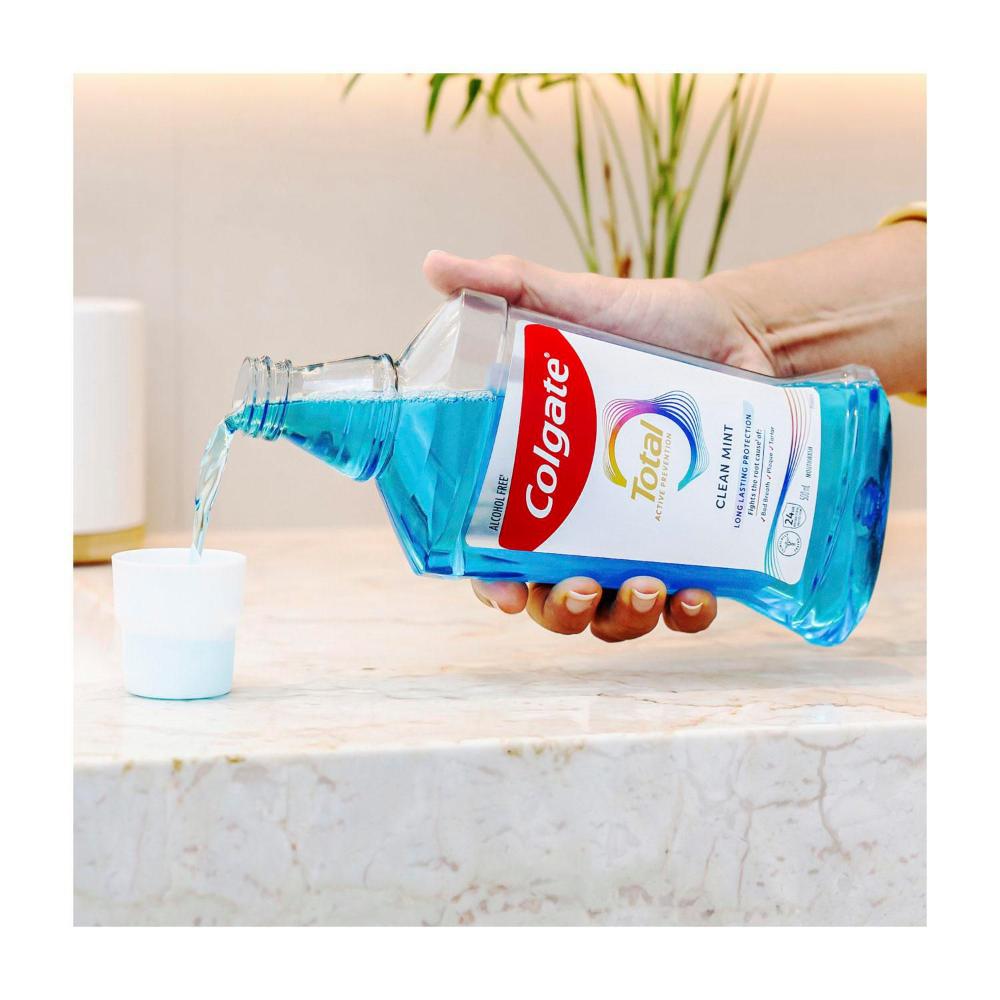 Colgate Total Mouthwash Clean Mint - 500mL