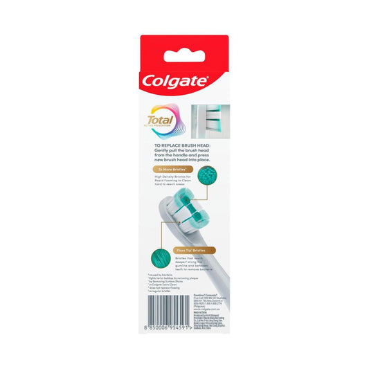 Colgate Total Battery Toothbrush Refills - 2 Pack