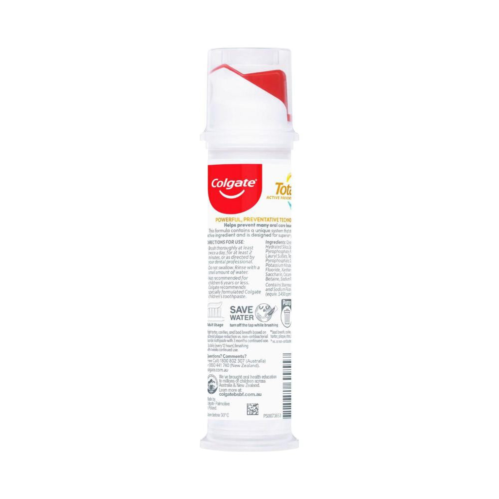 Colgate Total Toothpaste Clean Mint Pump - 130g