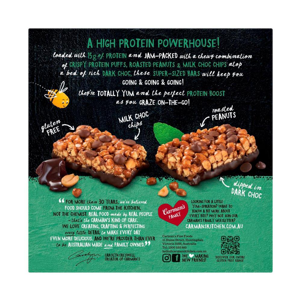 Carman's High Protein Crisp Bars Choc Mint - 250g