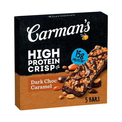 Carman's High Protein Crisp Bars Choc Caramel - 250g