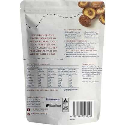 Celebrate Health Beef Stroganoff Recipe Base 175g