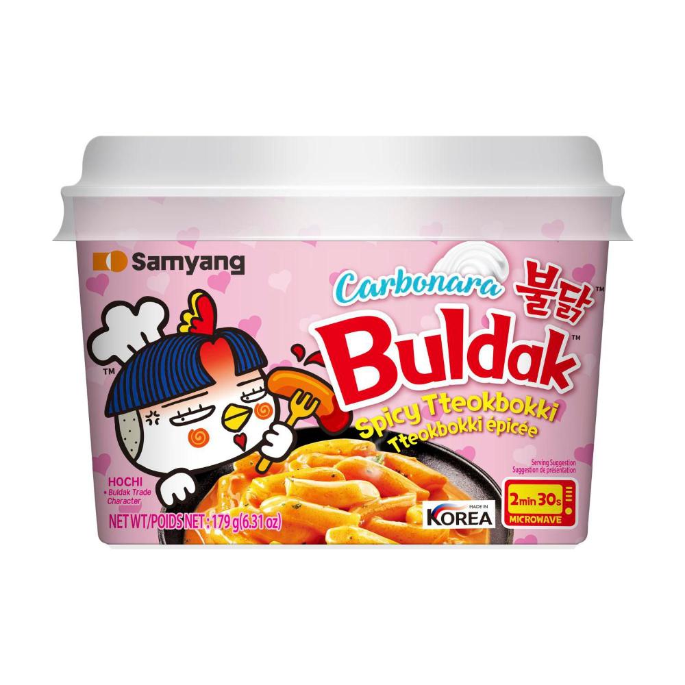 Samyang Buldak Hot Chicken Topokki Carbonara - 179g