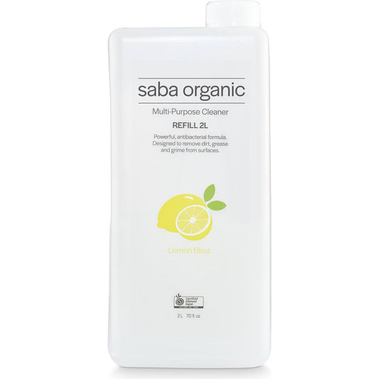 Saba Organics Multipurpose Cleaner Refill Lemon 2l