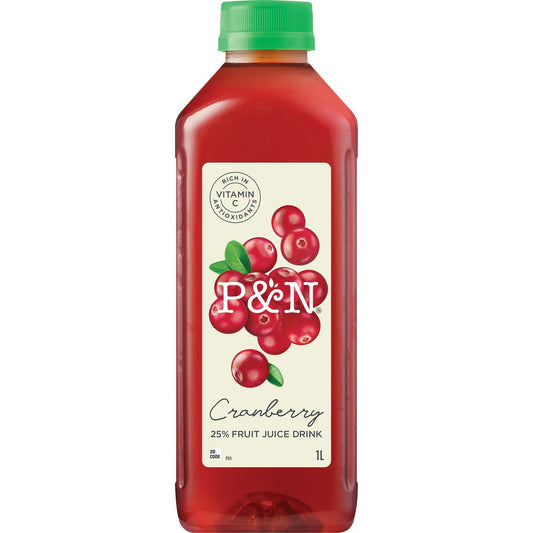 P&n Fruit Juice Cranberry Drink 1l