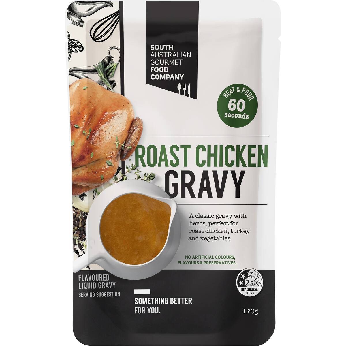 South Australian Gourmet Food Company Roast Chicken Gravy 170g