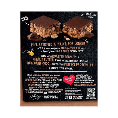 Carman's Protein Slice Bar Choc Peanut 5 Pack - 175g