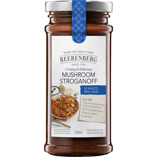 Beerenberg Mushroom Stroganoff Meal Base 240ml