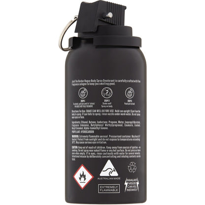 Jack The Barber Body Spray Deodorant Rogue 150ml