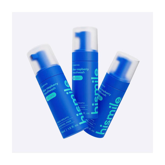 Hismile Foam Mouthwash Blue Raspberry - 45mL