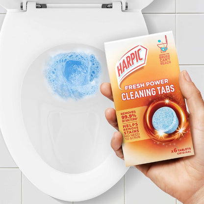 Harpic Fresh Power Toilet Cleaning Tabs 6 Pack