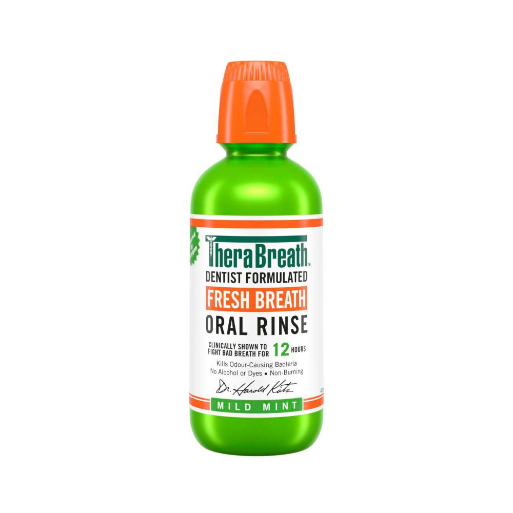 Therabreath Mouthwash Mild Mint - 473mL